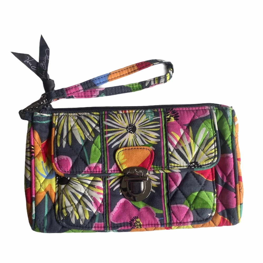 Vera Bradley Jazzy Blooms Clutch